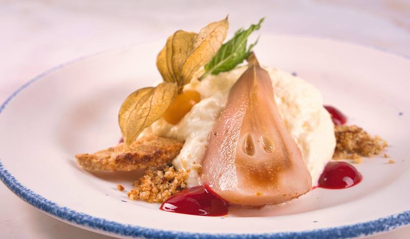 Dessert à la poire